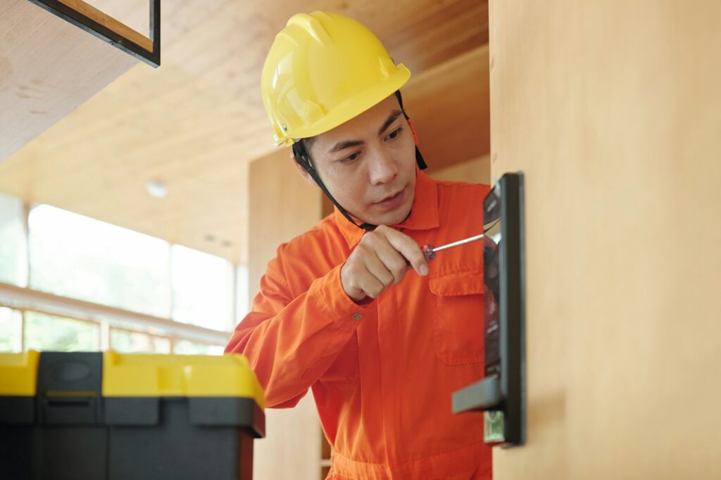 Smart Electronic Lock Installation